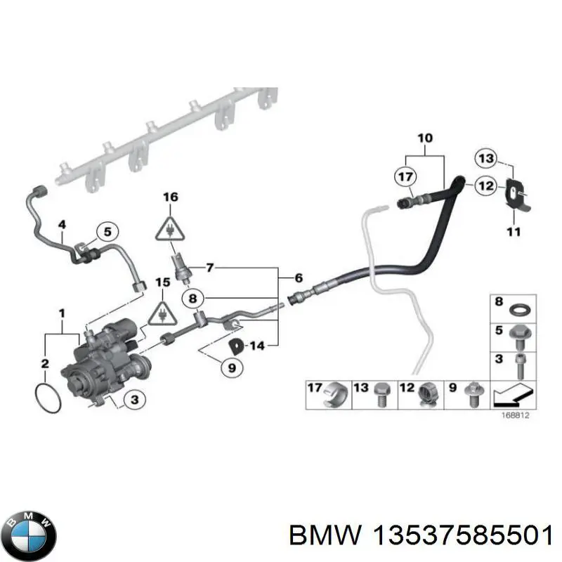 BMW 13537585501 цена, от 1.27 USD