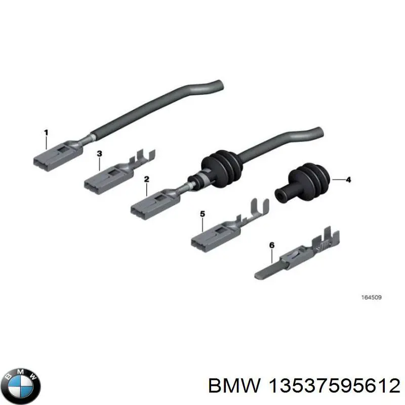 Купить 13537595612 BMW Обратная топливная трубка