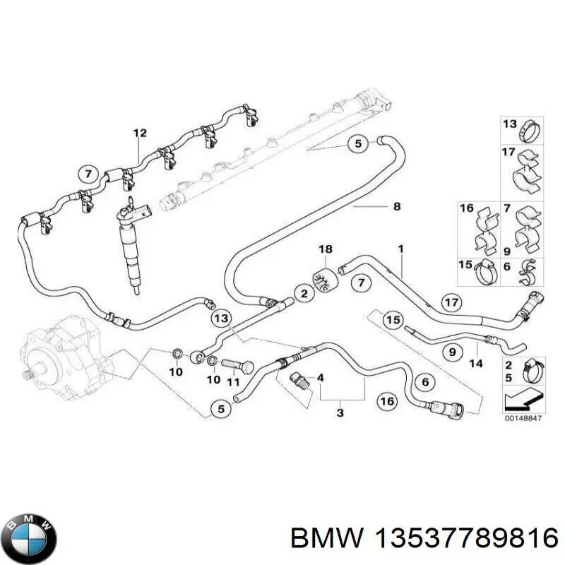  BMW 13537789816 цена, от 38.01 USD