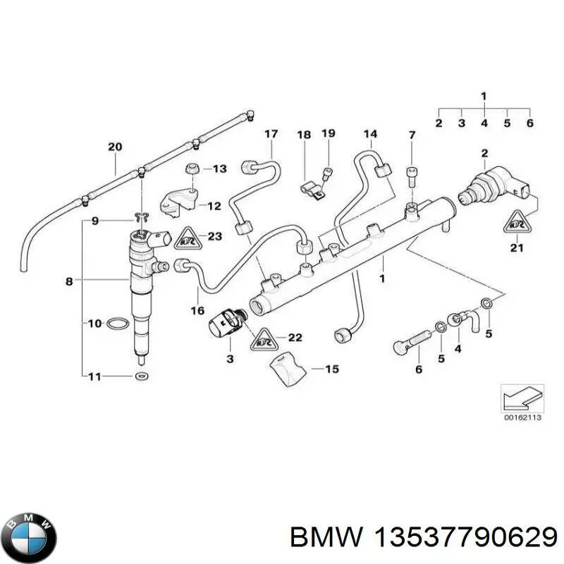 13537790629 BMW injetor de injeção de combustível