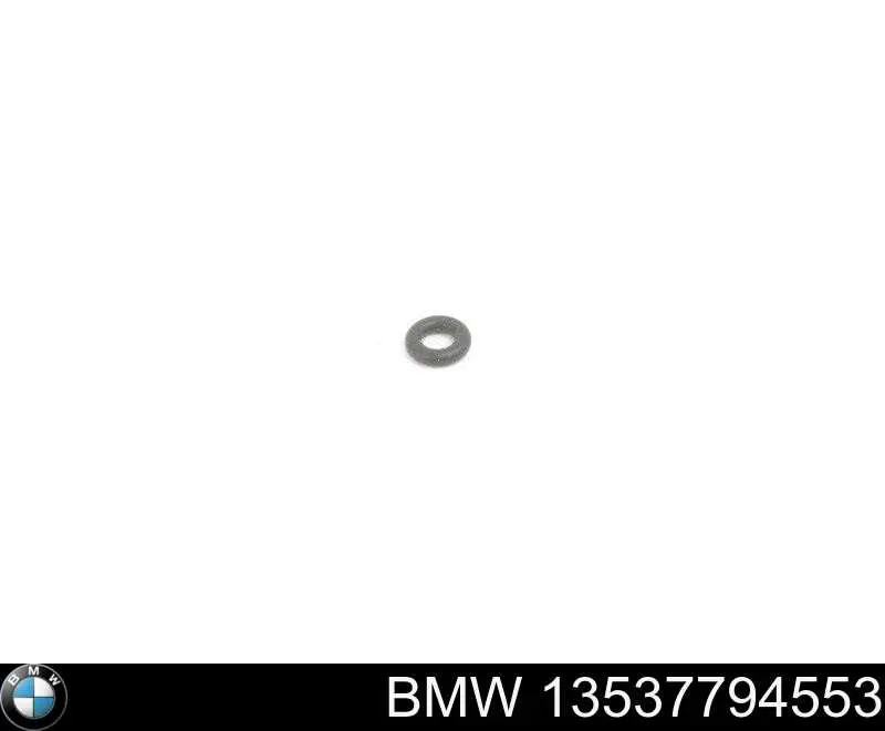 13537794553 BMW кольцо уплотнительное штуцера обратного шланга форсунки