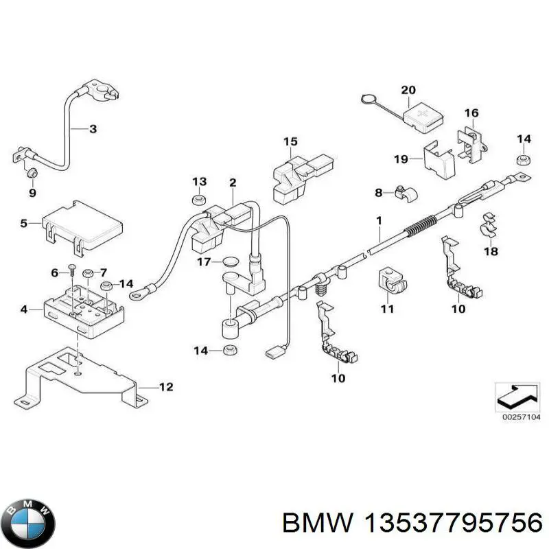 Трубка топливная, обратная от форсунок BMW 13537795756 цена, от 89.23 USD