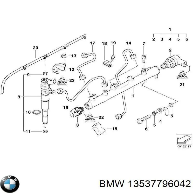 13537796042 BMW injetor de injeção de combustível