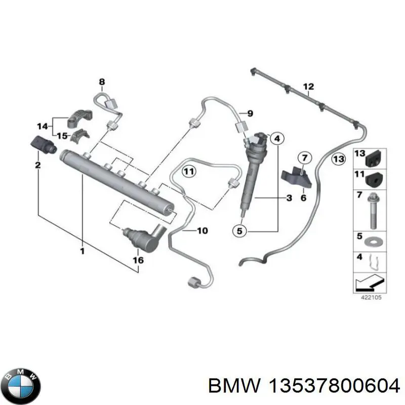  BMW 13537800604 цена, от 15.58 USD
