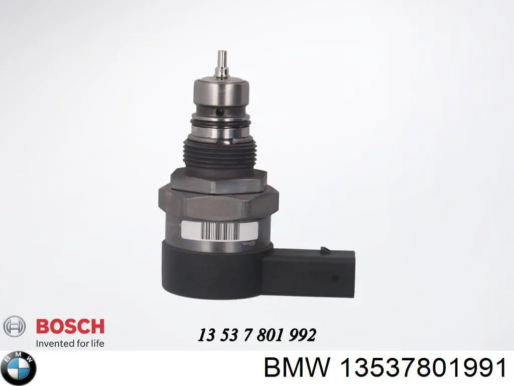 13537801991 BMW regulador de pressão de combustível na régua de injectores