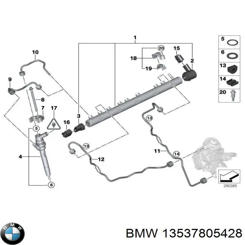 02437 BMW Топливные форсунки