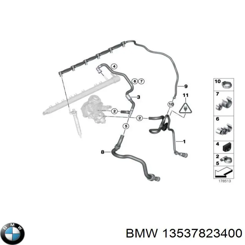  BMW 13537823400 цена, от 44.34 USD
