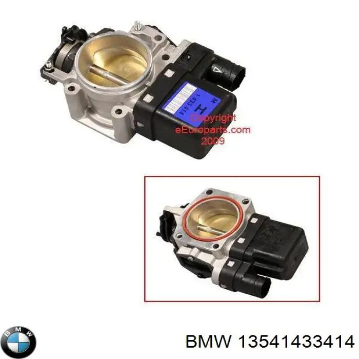 Дроссельная заслонка 13541433414 BMW