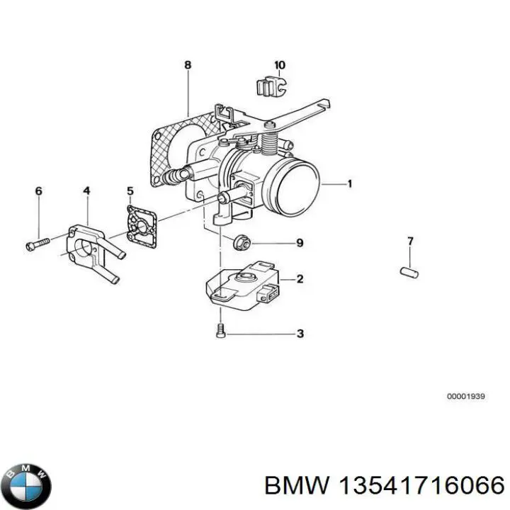 Заслонка Бмв 3 E30 (BMW 3)