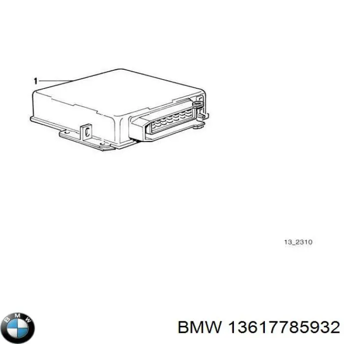 Модуль управления (ЭБУ) впрыском топлива 13612246616 BMW