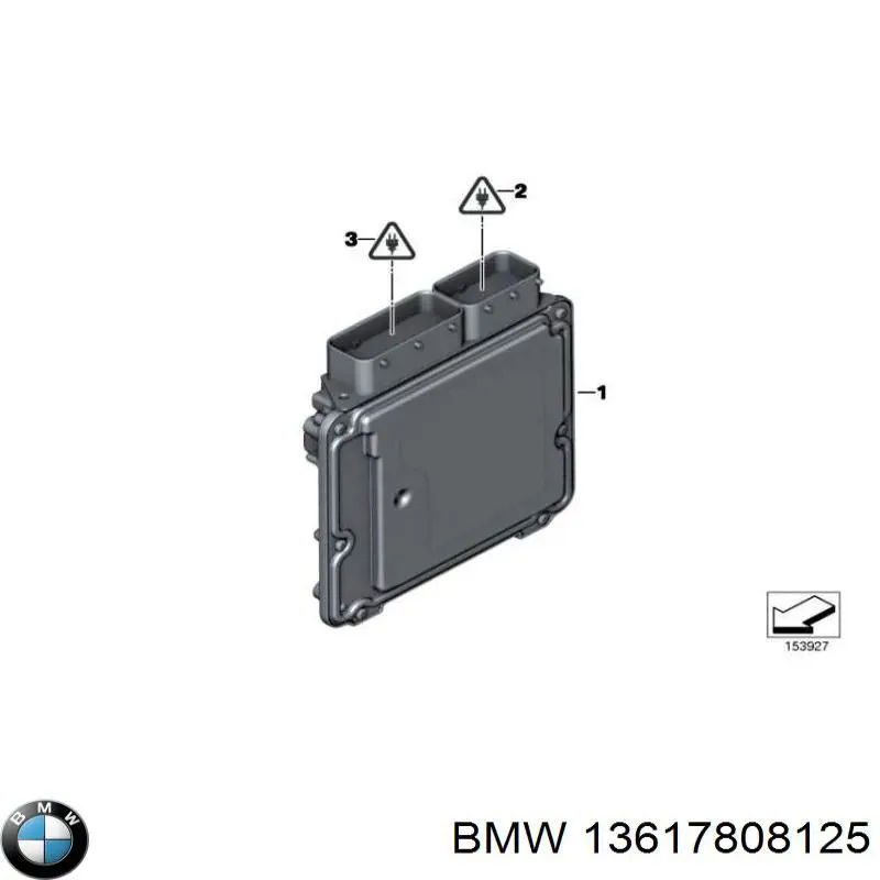 Блок управления двигателем 13617808125 BMW