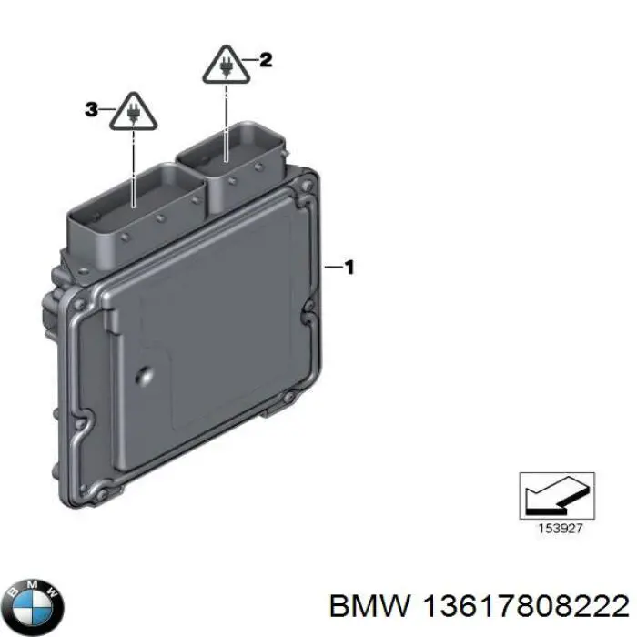 Блок управления двигателем 13617808222 BMW