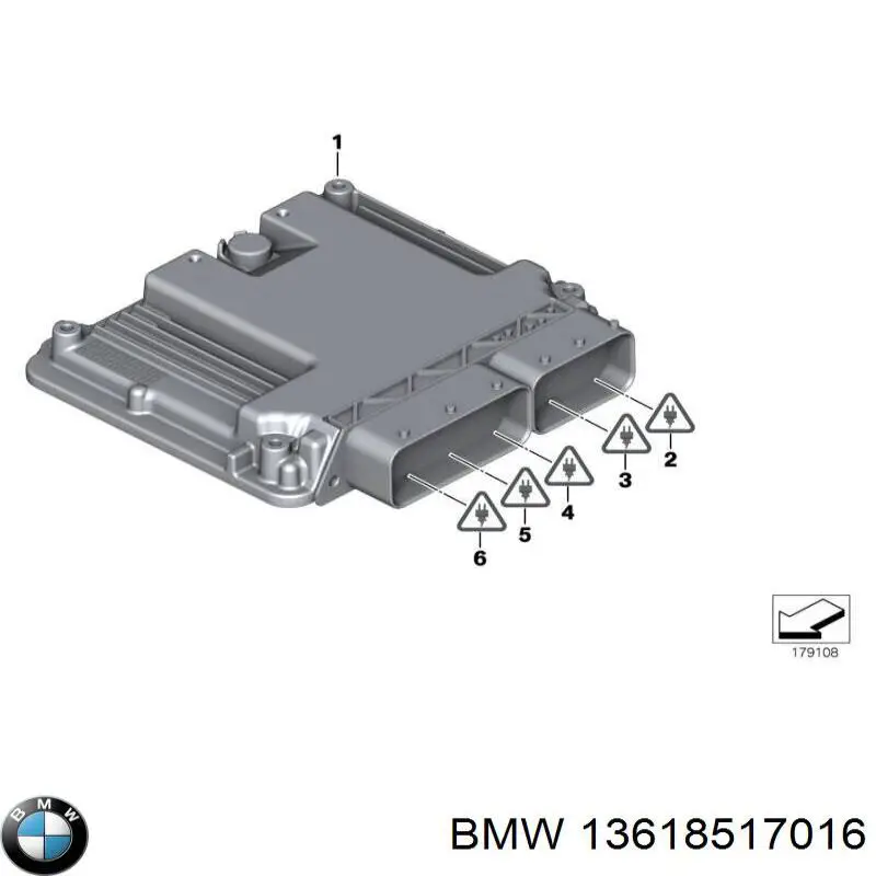 13618517016 BMW модуль управления (эбу двигателем)