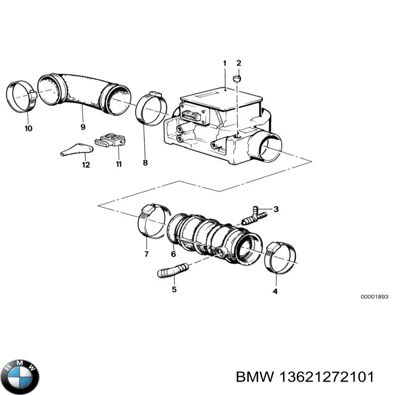 13621272101 BMW Датчик расхода воздуха