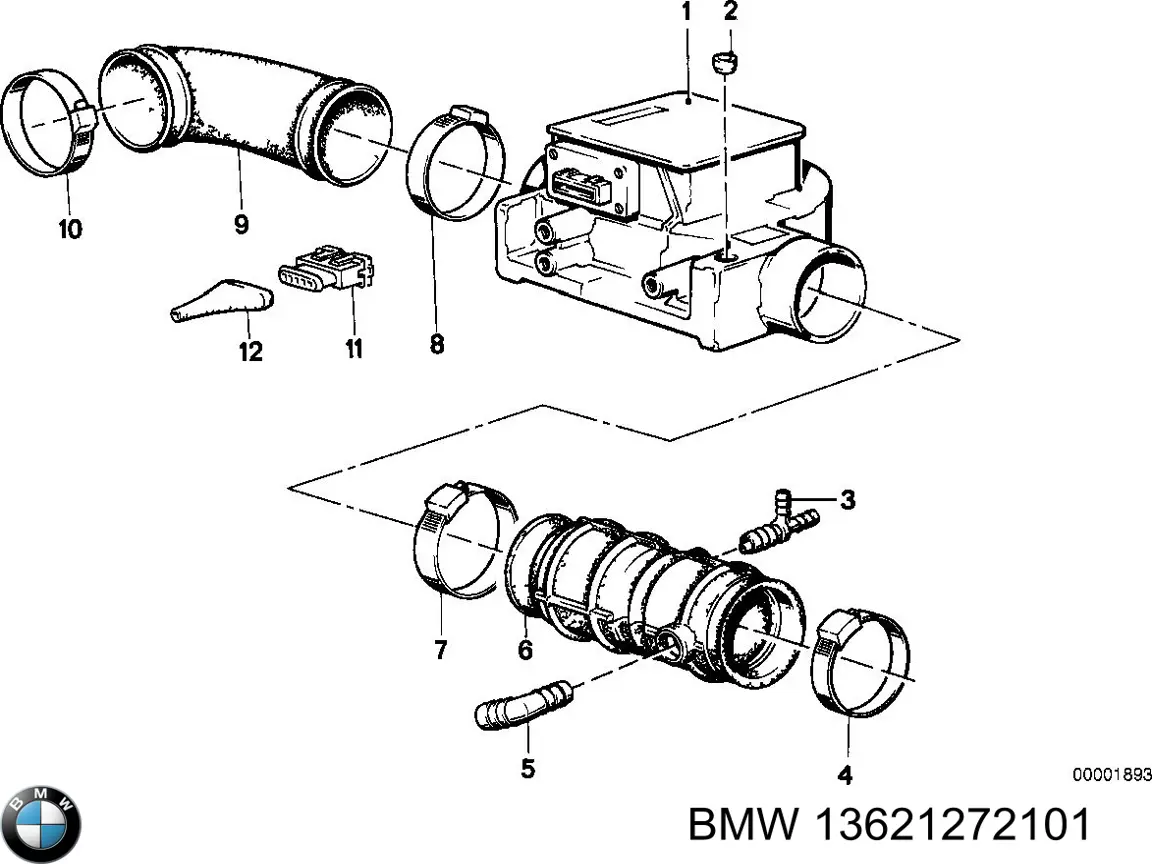 Купить 13621272101 BMW Воздухомер