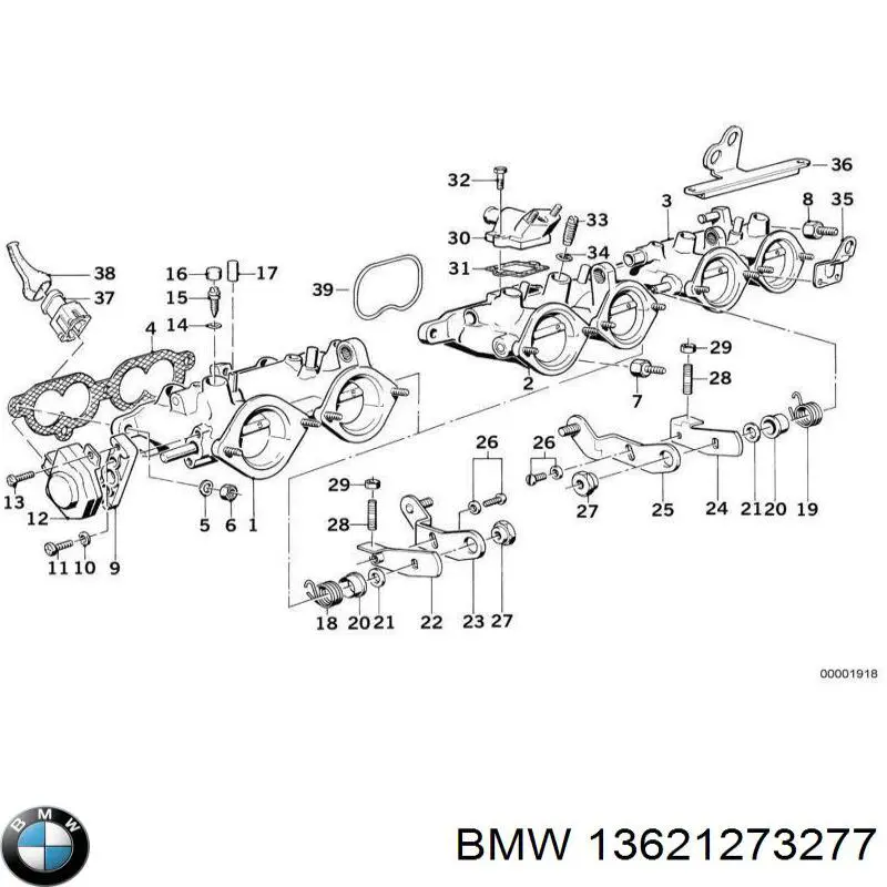Датчик дроссельной заслонки  BMW 13621273277 цена, от 30.80 USD