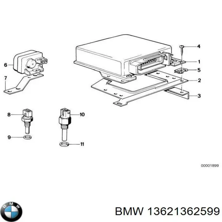 Датчик температуры охлаждающей жидкости 0280130214 Bosch