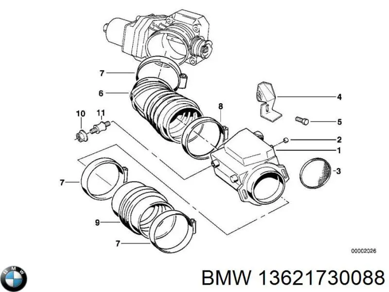 Купить 13621730088 BMW 