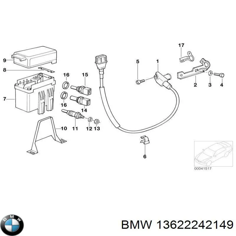 Датчик положения коленчатого вала BMW 13622242149 цена, от 27.15 USD