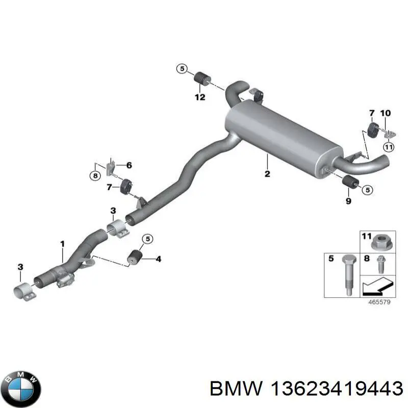 Отбойник заднего моста BMW 13623419443 цена, от 94.09 USD