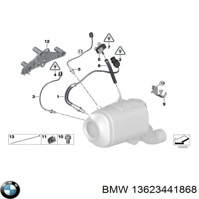 13623441868 BMW лямбда-зонд, датчик кислорода