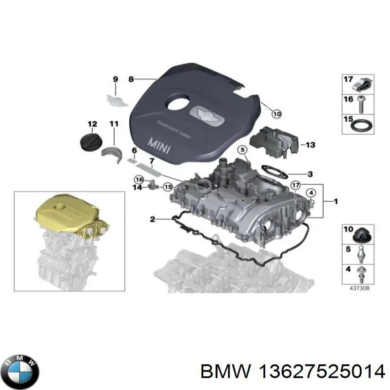 Датчик фаз BMW 13627525014 цена, от 12.67 USD