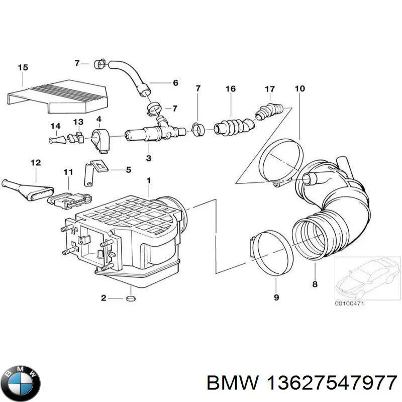 13627547977 BMW Caudalímetro original y equivalente