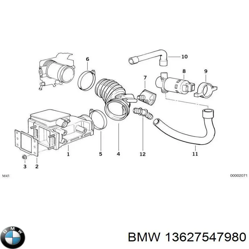 ДМРВ 13627547980 BMW