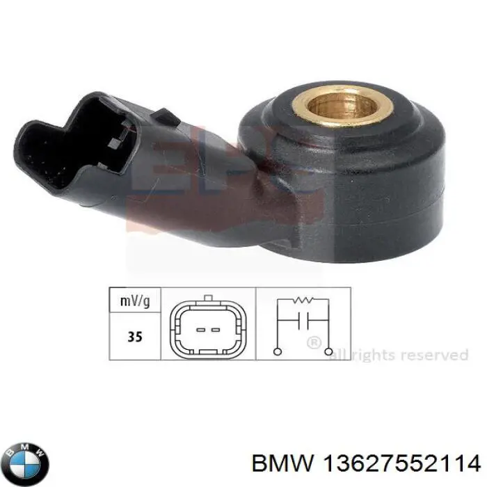 Датчик детонации BMW 13627552114 цена, от 5.64 USD