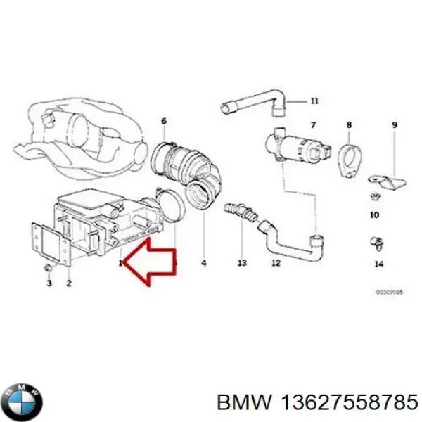 Купить 13627558785 BMW Воздухомер