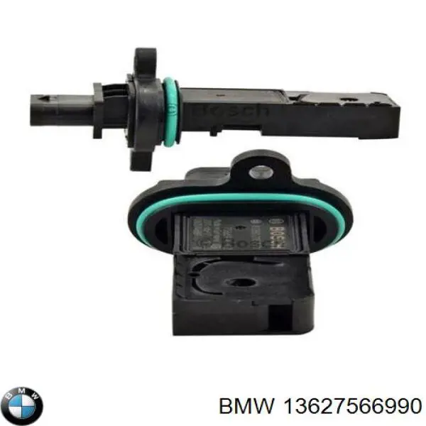 13627566990 BMW sensor de fluxo (consumo de ar, medidor de consumo M.A.F. - (Mass Airflow))