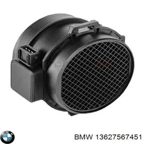 13627567451 BMW sensor de fluxo (consumo de ar, medidor de consumo M.A.F. - (Mass Airflow))