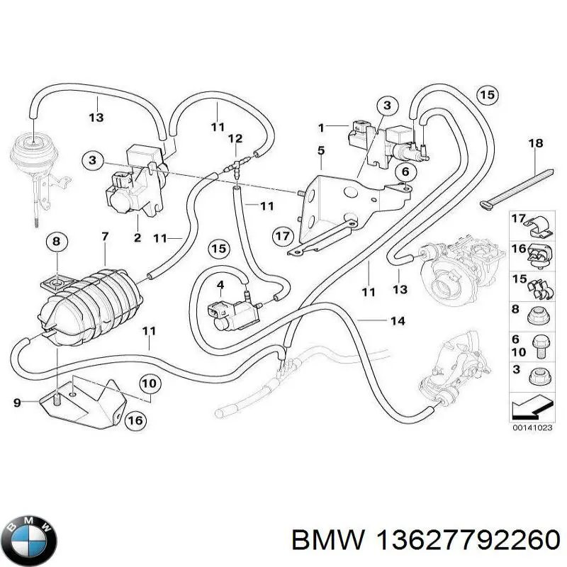 ДаД BMW 13627792260