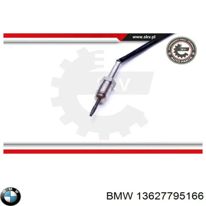 Датчик температуры отработавших газов (ОГ), до катализатора 13627795166 BMW