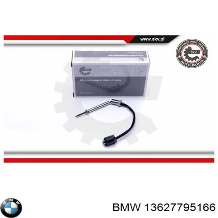 Купить 13627795166 BMW Датчик температуры отработавших газов (ОГ), до катализатора