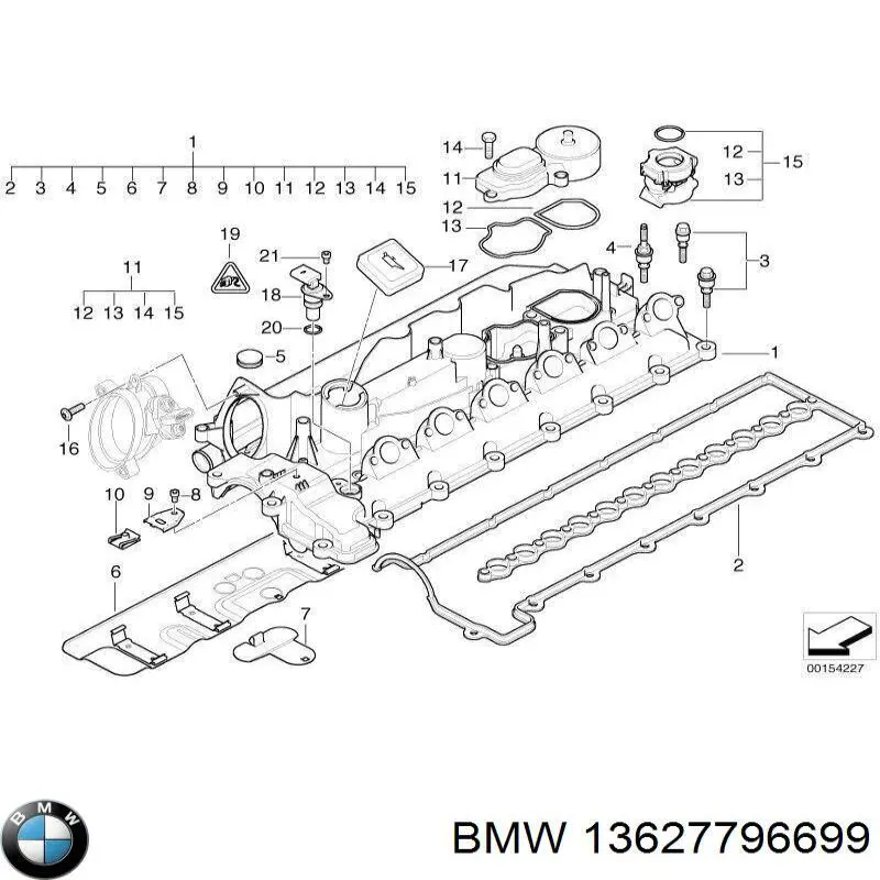 Купить 13627796699 BMW Прокладка датчика положения коленвала