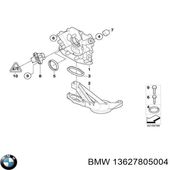 Купить 13627805004 BMW Датчик оборотов коленвала