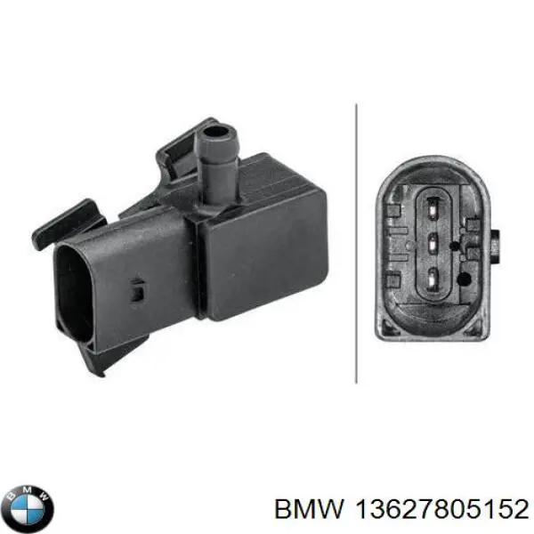 13627805152 BMW sensor de pressão dos gases de escape