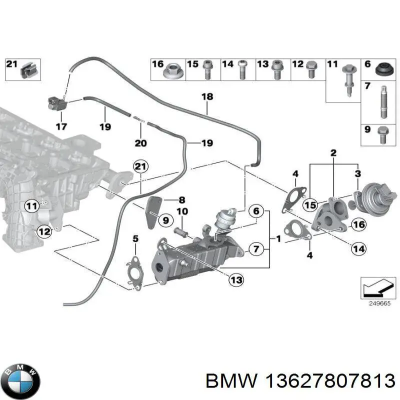 Пробка поддона двигателя 13627807813 BMW