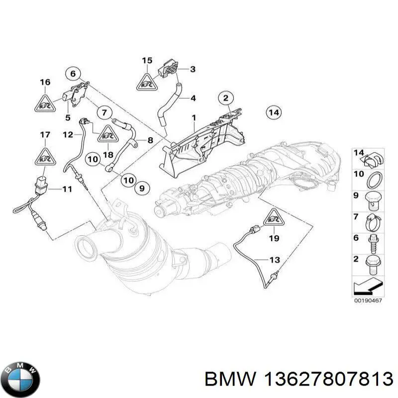 Пробка поддона двигателя BMW 13627807813 цена, от 8.85 USD