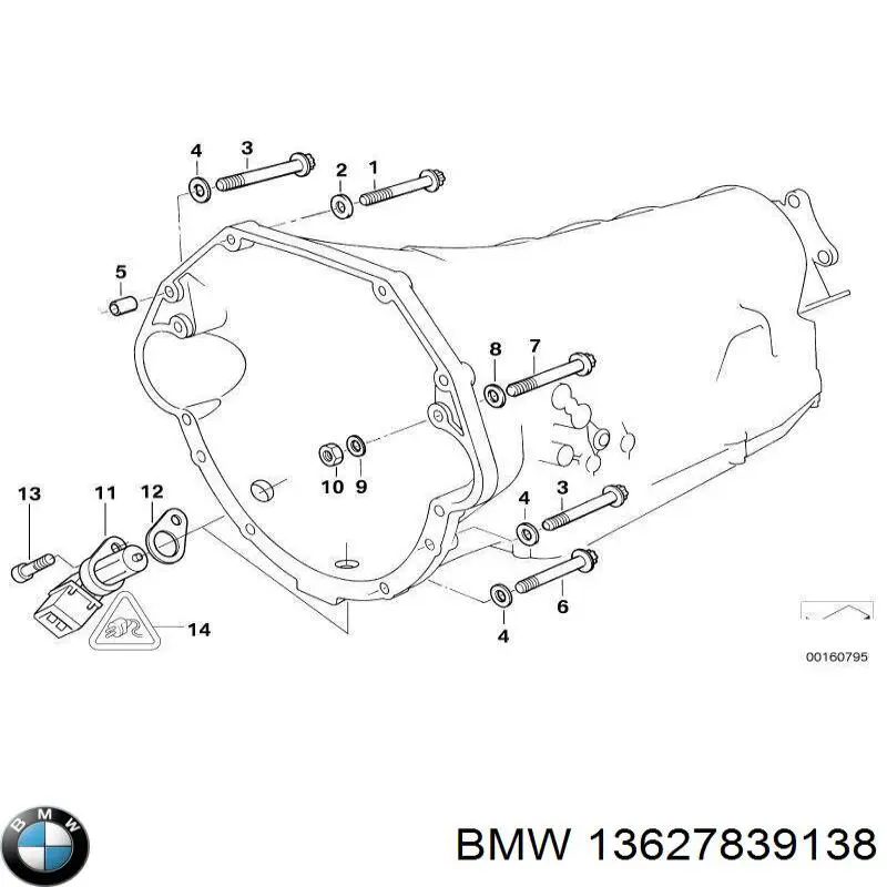 13627839138 BMW sensor de posição (de revoluções de cambota)