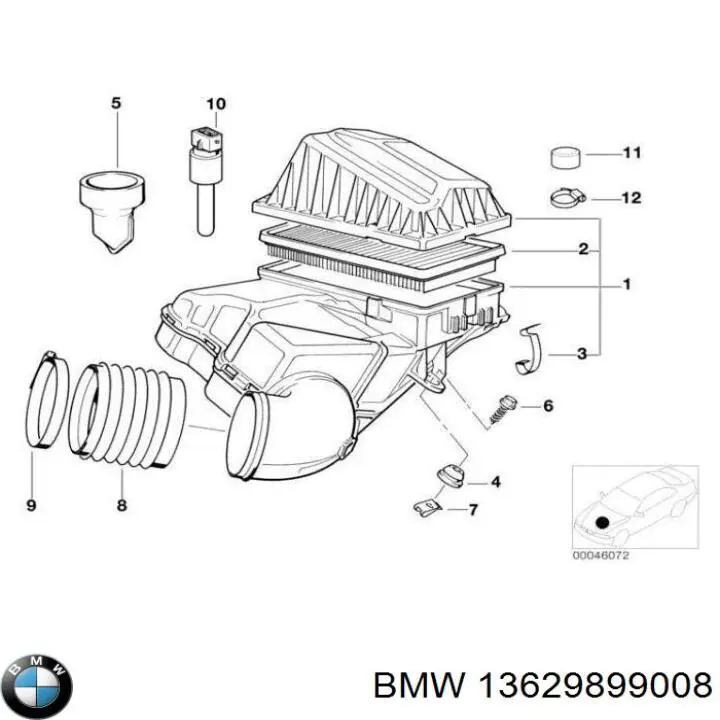 Купить 13629899008 BMW Терморегулятор воздуха