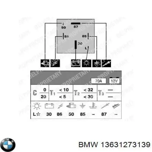 Реле управления BMW 13631273139 цена, от 32.33 USD