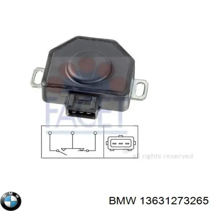 Потенциометр 13631273265 BMW