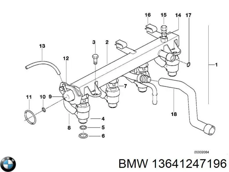 13641247196 BMW Топливные форсунки
