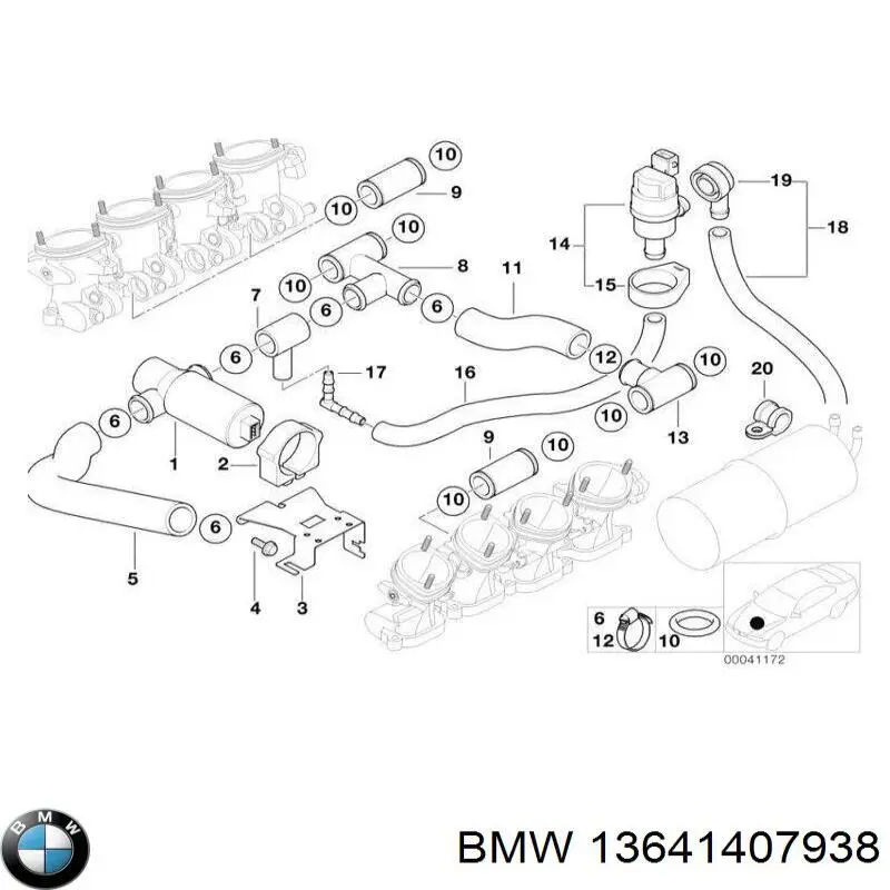 13641407938 BMW Топливные форсунки
