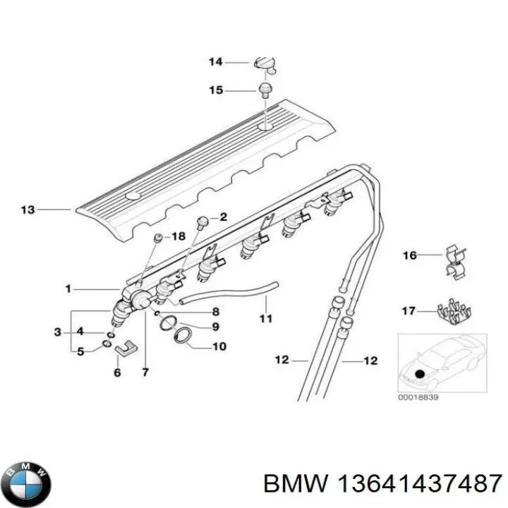 Anel (arruela) do injetor de ajuste BMW 13641437487 preço, a partir de 2,86 USD