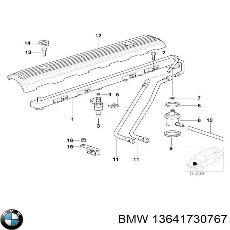 Anel (arruela) do injetor de ajuste BMW 13641730767 preço, a partir de 2,86 USD