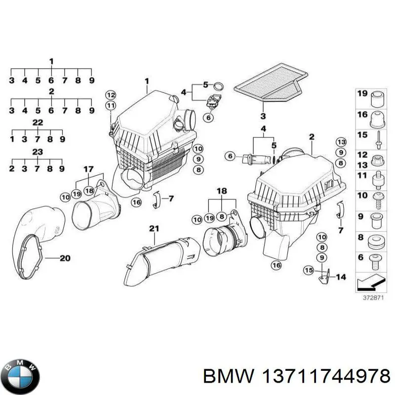 BMW 13711744978 цена, от 11.33 USD