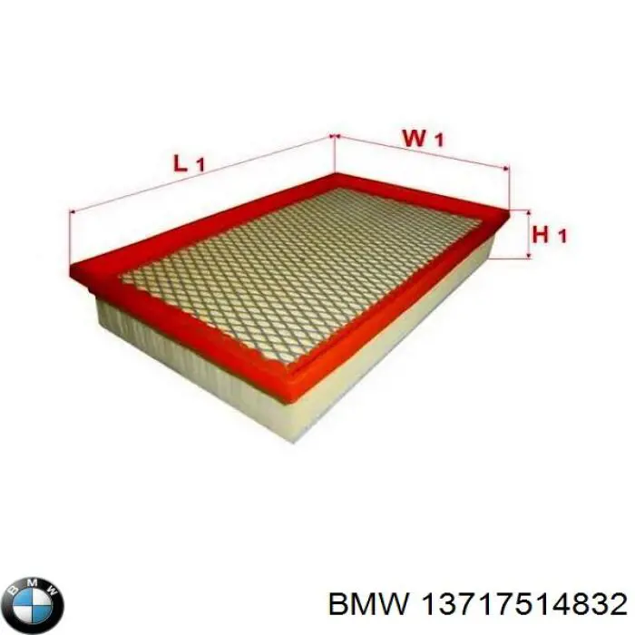 13717514832 BMW воздушный фильтр